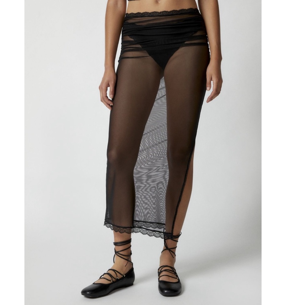 NWT UO Sheer Maxi Skirt